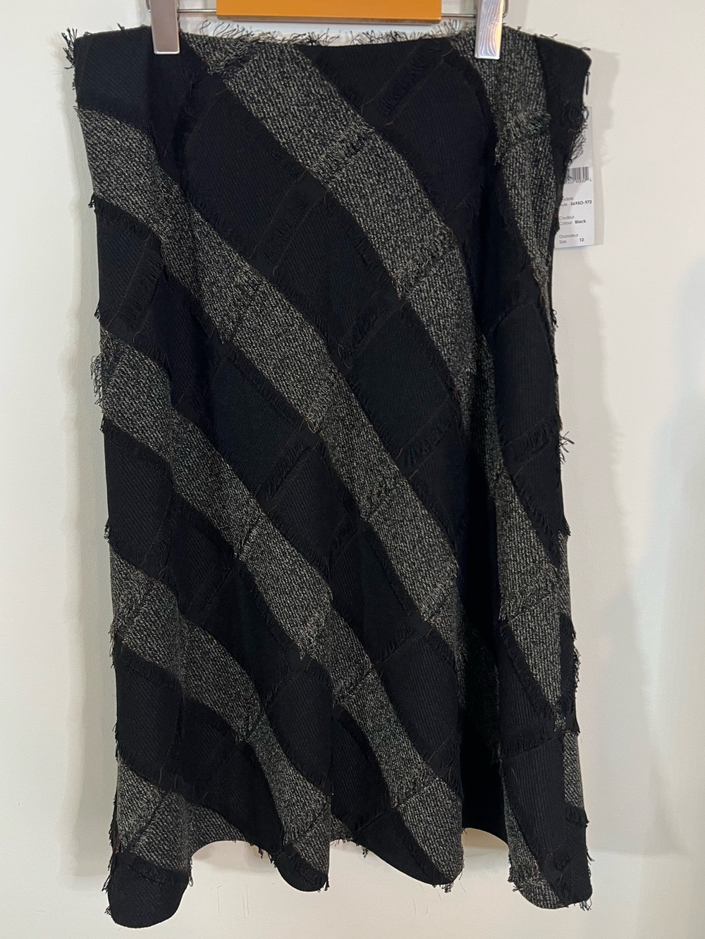 NWT Tribal Diagonal Stripe Fringe Skirt | 12